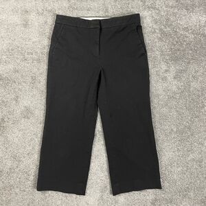 J. Crew Women’s Size 8 Cropped Capri Style Work Dress Black Pants Trousers